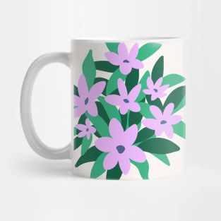 Purple Flower Bouquet Mug